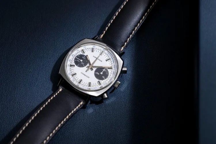 1973年Conquest征服者腕錶。品牌提供