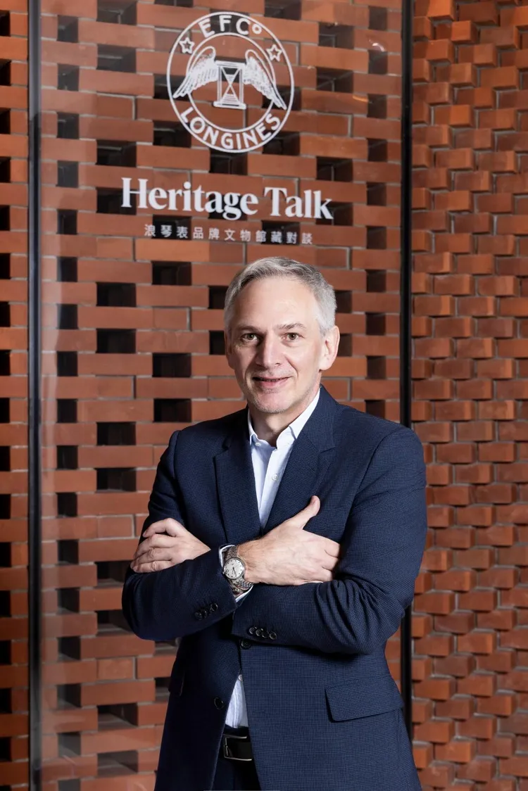 浪琴表歷史文物館藏總監Daniel Hug。品牌提供