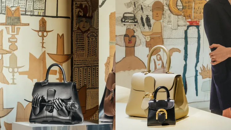 Delvaux Brillant手袋擁有立體廓形。品牌提供