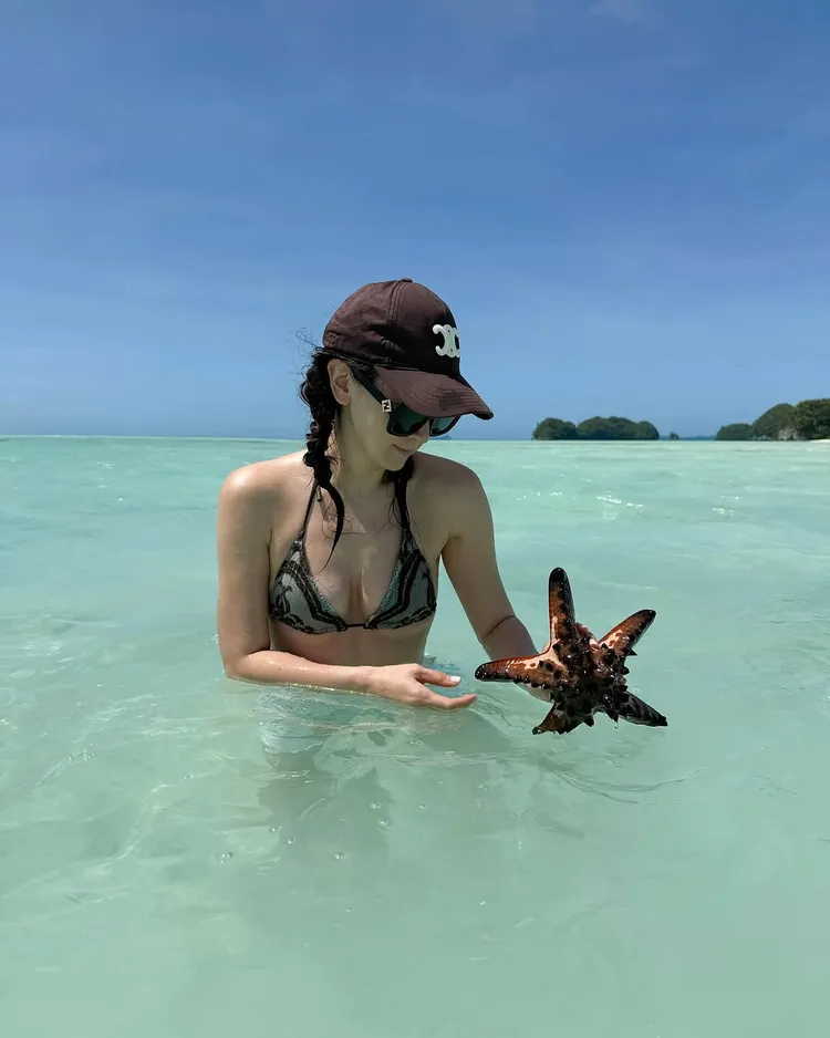 人美心也美的李晶晶幫助海星找到回家的路。翻攝李晶晶IG