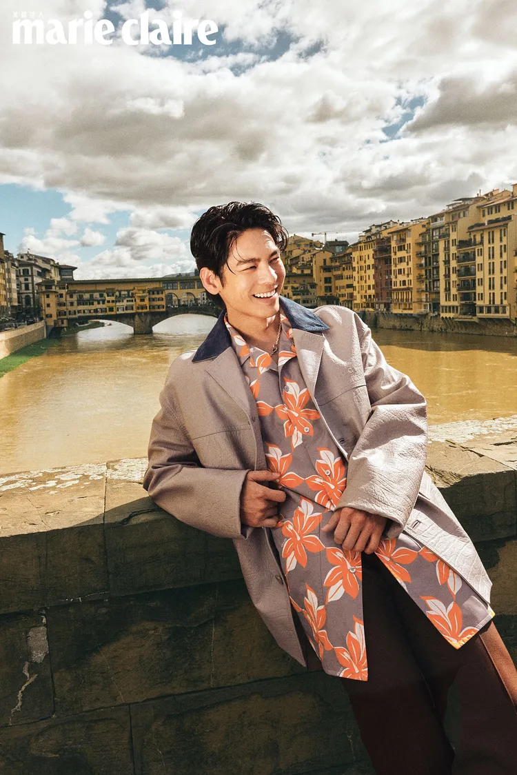 林柏宏拍攝《Marie Claire美麗佳人》封面。《Marie Claire美麗佳人》國際中文版提供