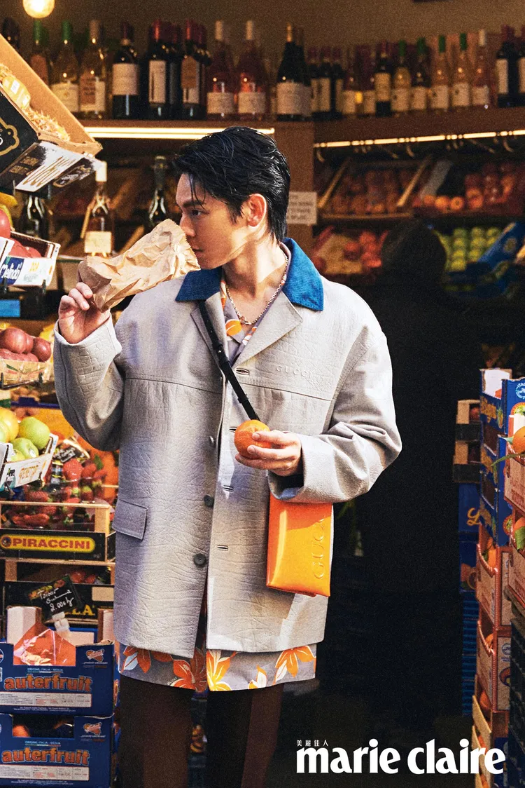 林柏宏拍攝《Marie Claire美麗佳人》封面。《Marie Claire美麗佳人》國際中文版提供