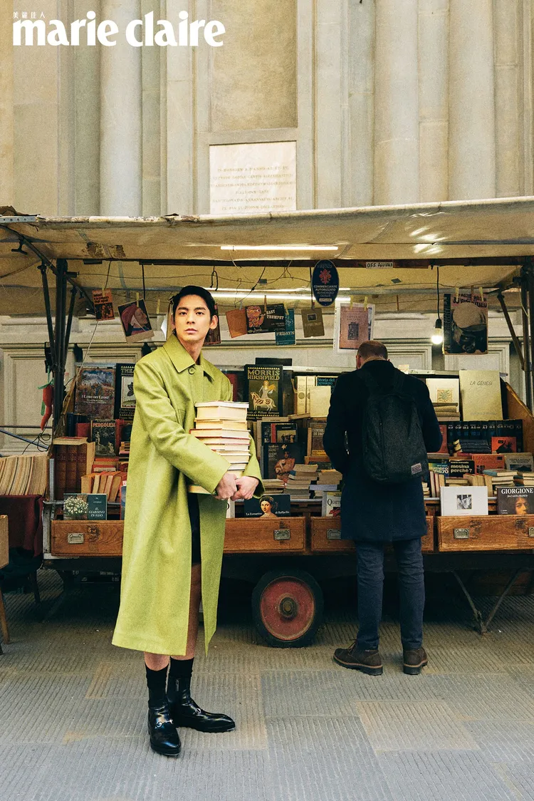 林柏宏拍攝《Marie Claire美麗佳人》封面。《Marie Claire美麗佳人》國際中文版提供