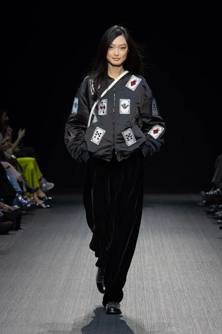 Emporio Armani 2025秋冬大秀。品牌提供