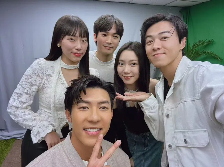 （左起）李又柔、劉丞、杜韋立、鄧雨忱、游書庭。艾迪昇傳播提供