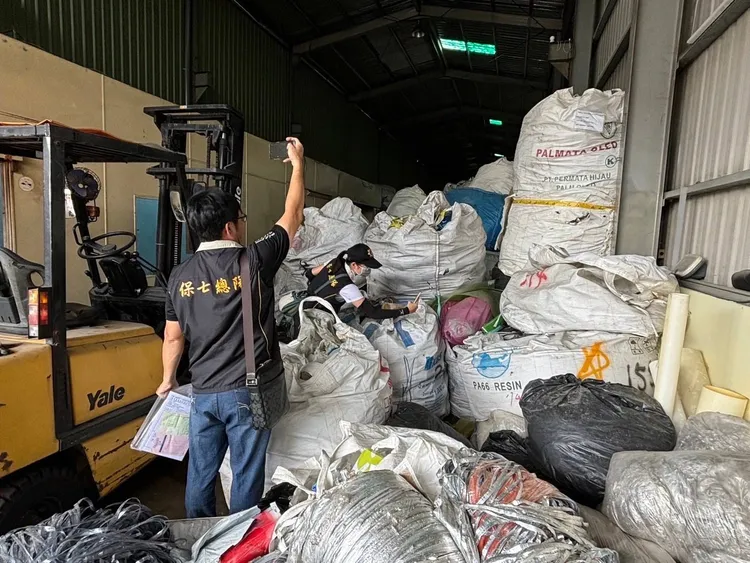 環保業者非法棄置有害事業廢棄物及一般事業廢棄物遭起訴，圖為永康案地。橋檢提供