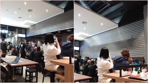 南港LaLaport吃飯到一半 鐵門直接降下來嚇壞民眾