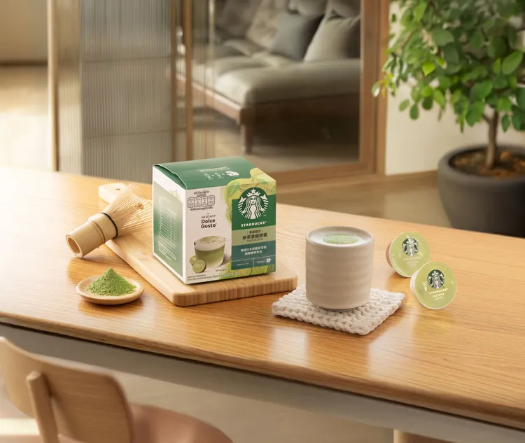 抹茶季正式揭開序幕！「星巴克抹茶拿鐵膠囊」輕鬆擁有療癒的me time時光。業者提供