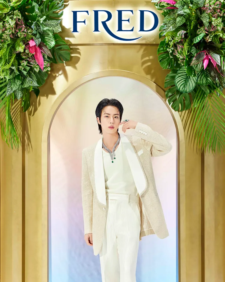 BTS成員JIN。品牌提供