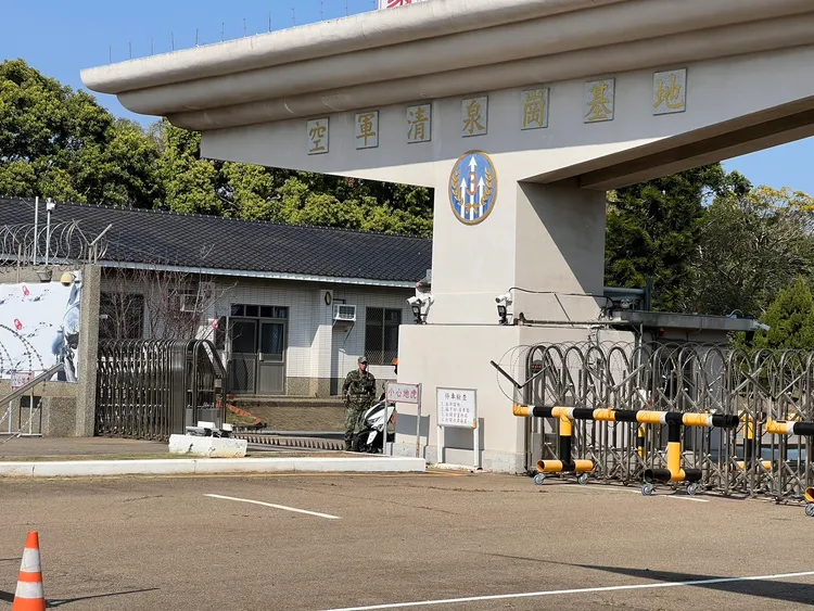 空軍清泉崗基地爆綠能弊案。資料照片