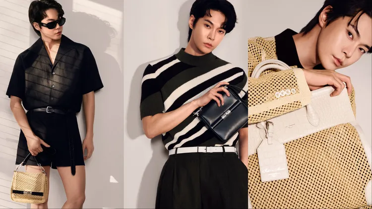 NCT成員金道英拍攝Dolce&Gabbana 2025春夏系列形象。品牌提供