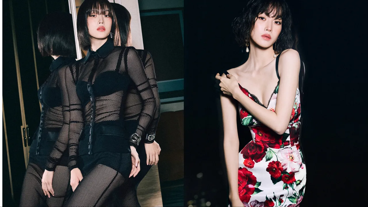 文佳煐拍攝Dolce & Gabbana 2025春夏系列形象廣告。品牌提供