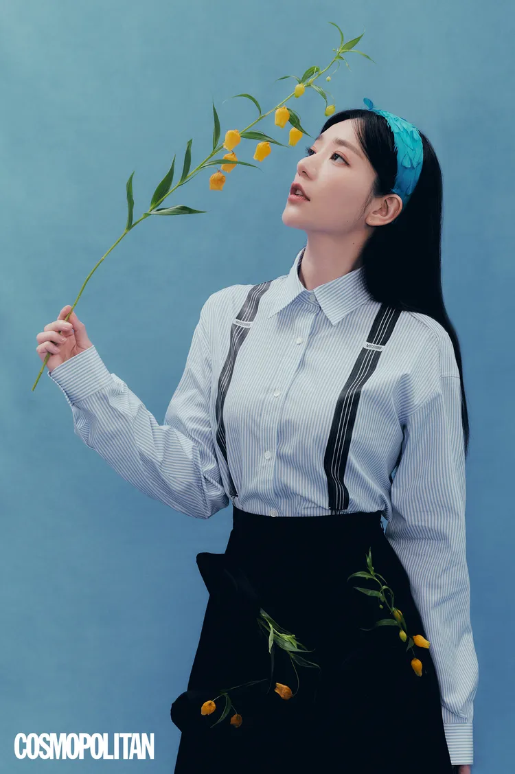 郭雪芙拍攝《COSMOPOLITAN》封面。《COSMOPOLITAN》提供