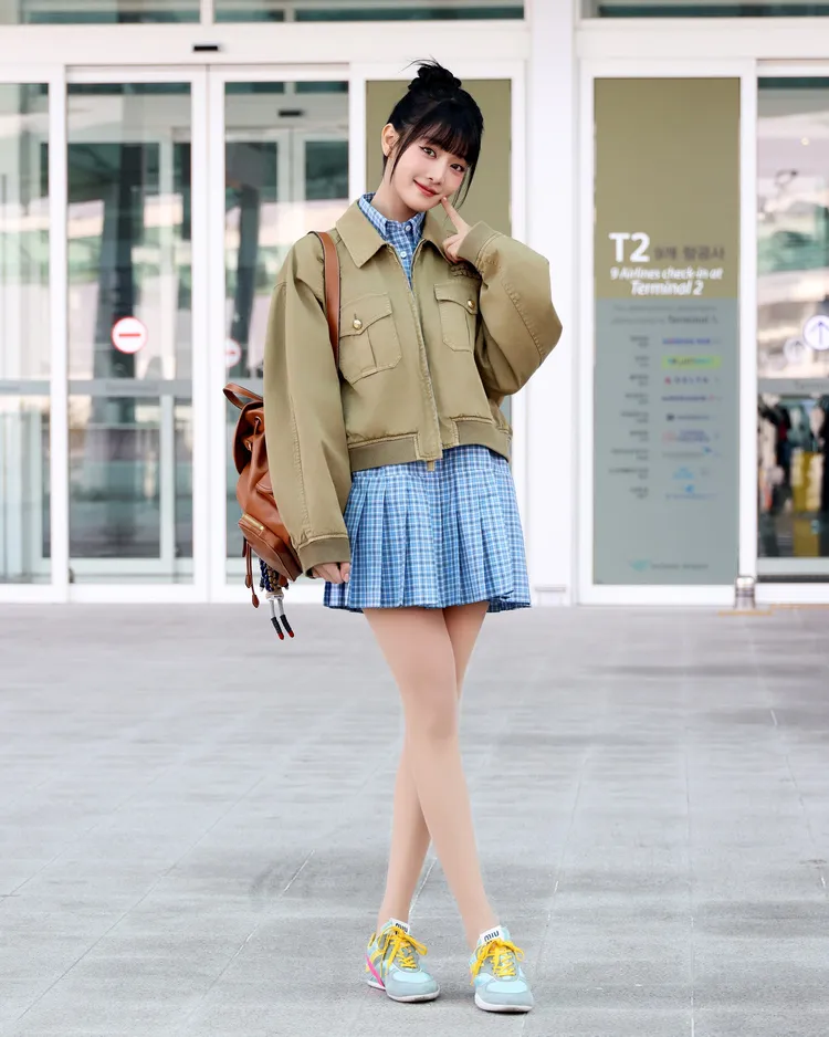 品牌大使、(G)I-DLE成員Minnie。品牌提供