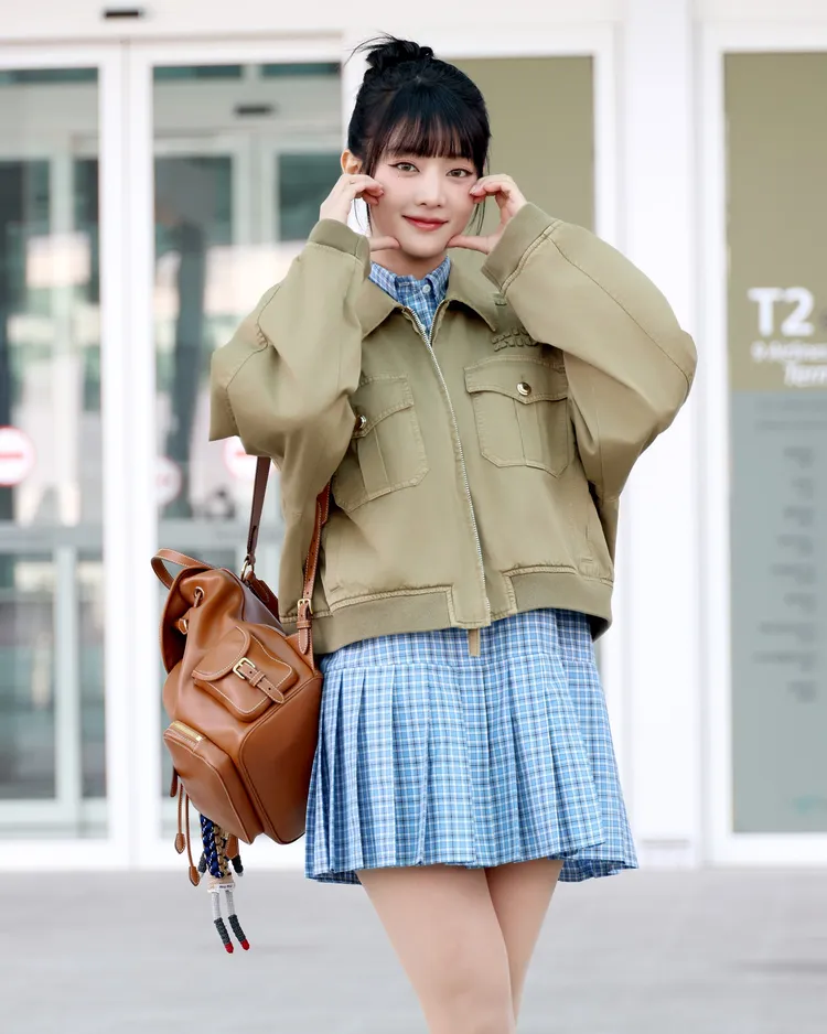 品牌大使、(G)I-DLE成員Minnie。品牌提供