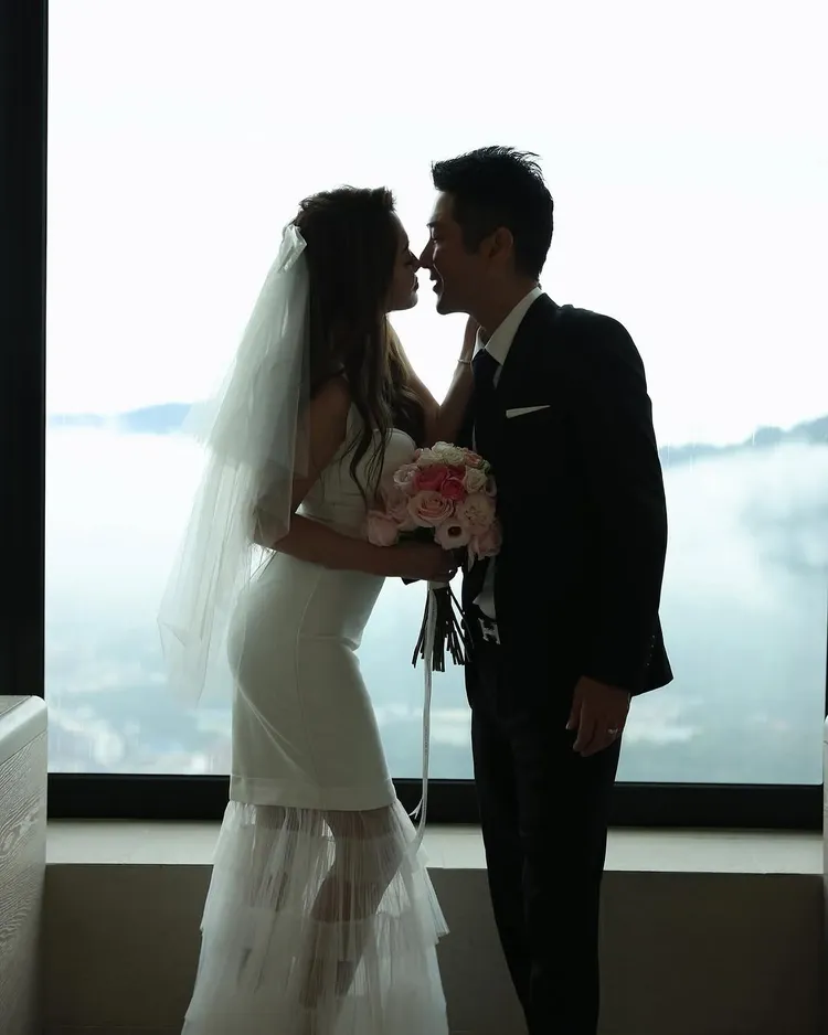 林千又公開與老公的婚紗照。翻攝林千又IG