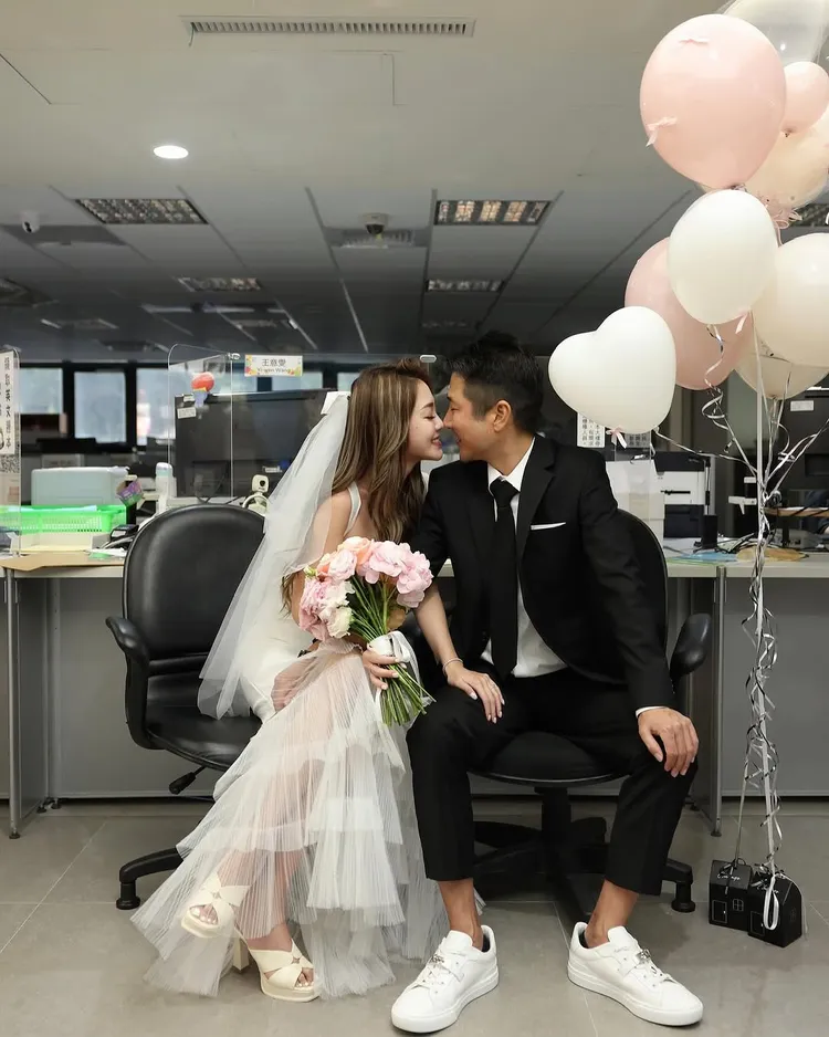 林千又曝光老公側臉。翻攝林千又IG