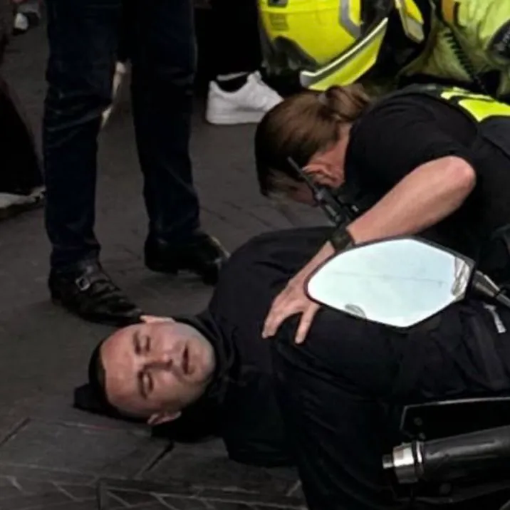 落網的嫌犯面目。翻攝自X