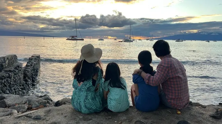 林熙蕾與老公楊晨育有2個女兒。翻攝林熙蕾臉書