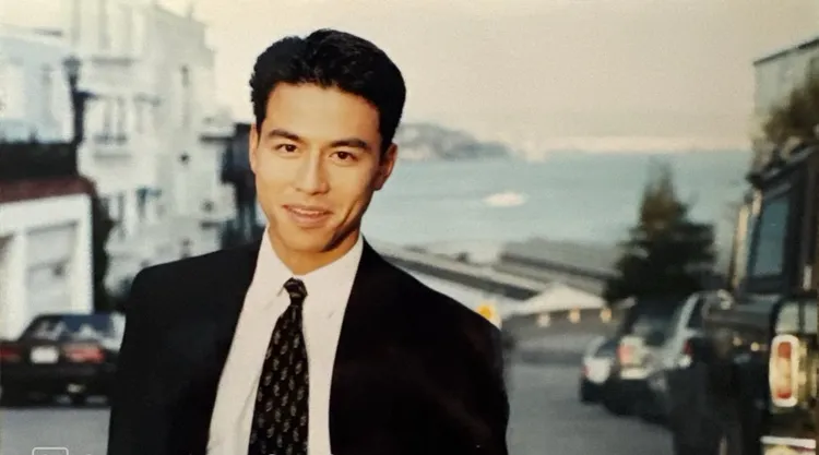 林熙蕾老公年輕時帥照。翻攝林熙蕾臉書