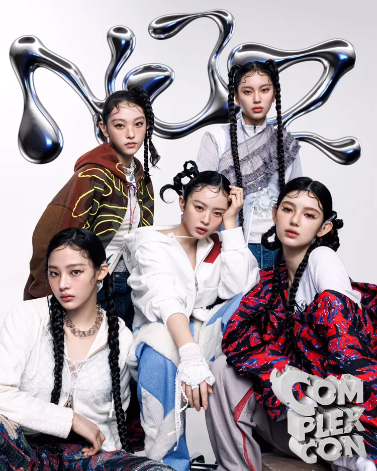 Minji、Hanni、Danielle、Haerin和Hyein的新團名為NJZ。翻攝NJZ IG