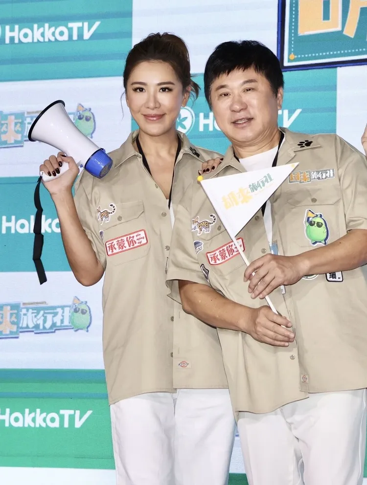 胡瓜跟女兒小禎。資料照片