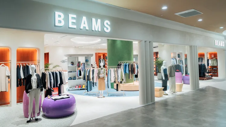 BEAMS LaLaport南港門市。品牌提供
