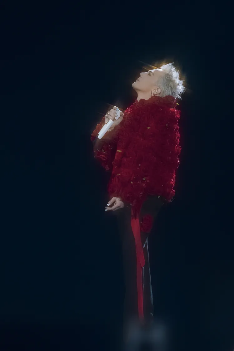 GD不畏零下氣溫開唱。Galaxy Corporation提供