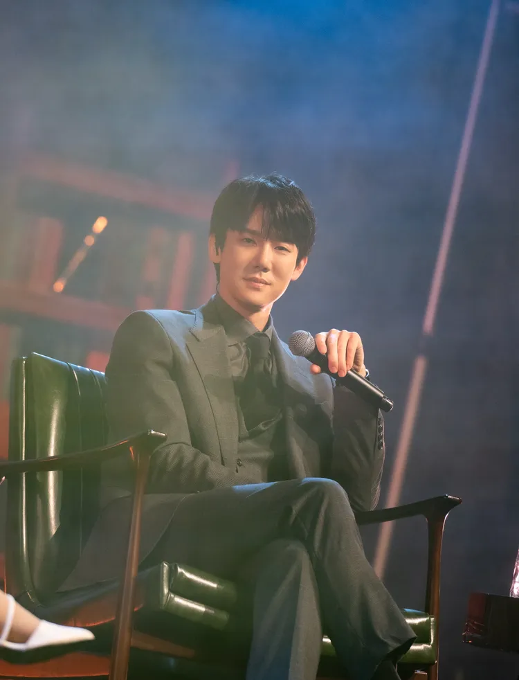 柳演錫想吃大腸麵線和牛肉麵。瑞田文創提供