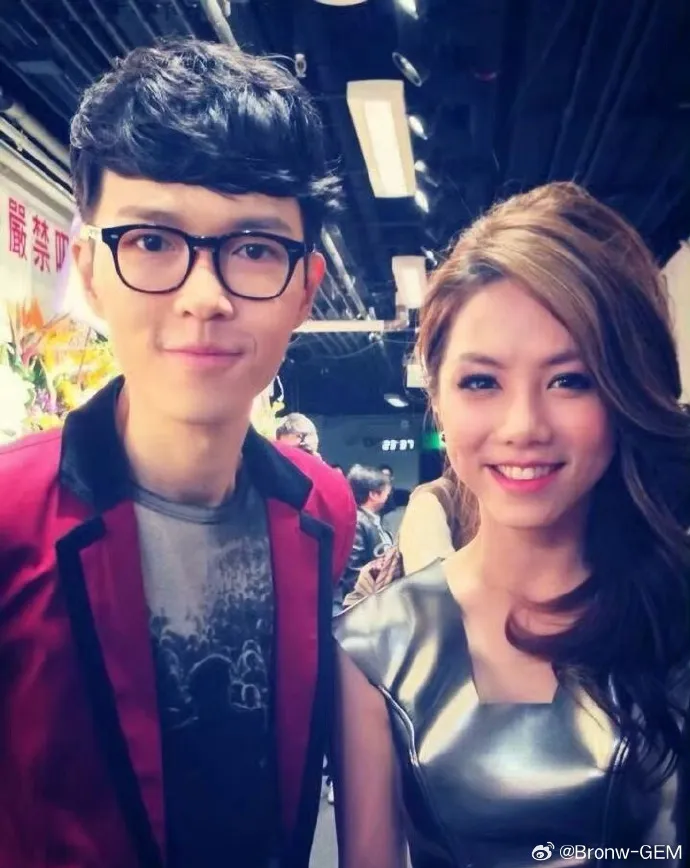 方大同過世，鄧紫棋不敢置信。翻攝Bronw-GEM微博