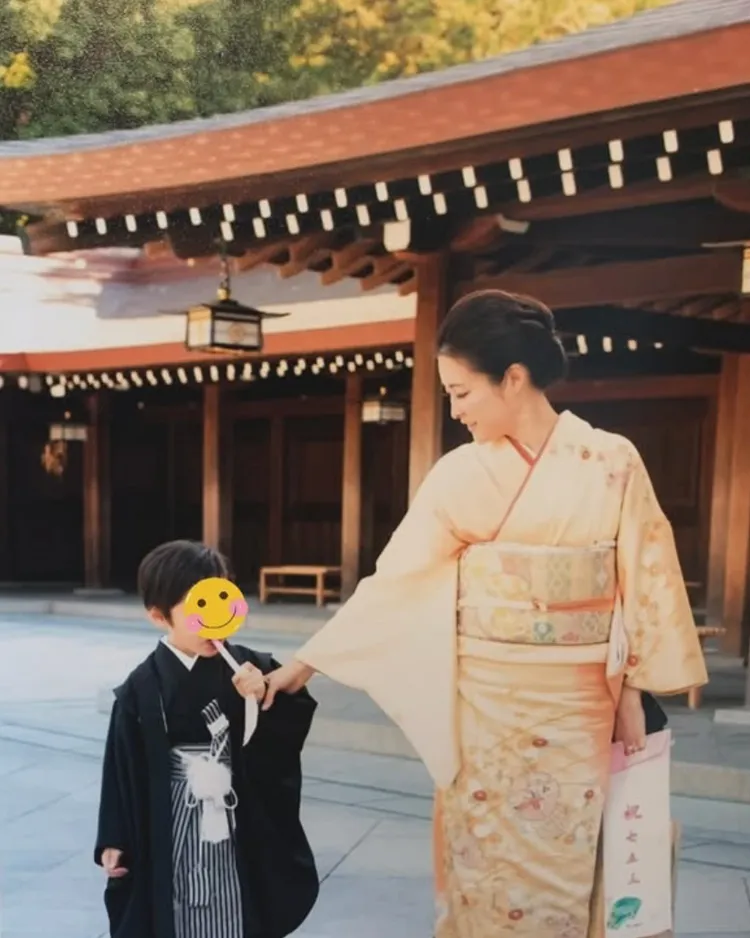 日星佐藤麻衣與前夫王泉仁育有一子。翻攝佐藤麻衣IG