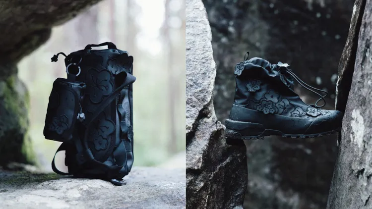 駝包、休閒靴同樣以花朵刺繡帶來更加浪漫的風格。品牌提供