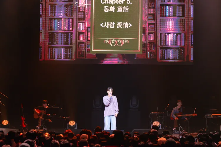 李茂珍展現蜜嗓，讓粉絲大飽耳福。網銀國際影視提供