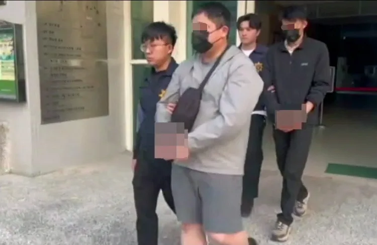 賴男、蔡男送辦。警方提供