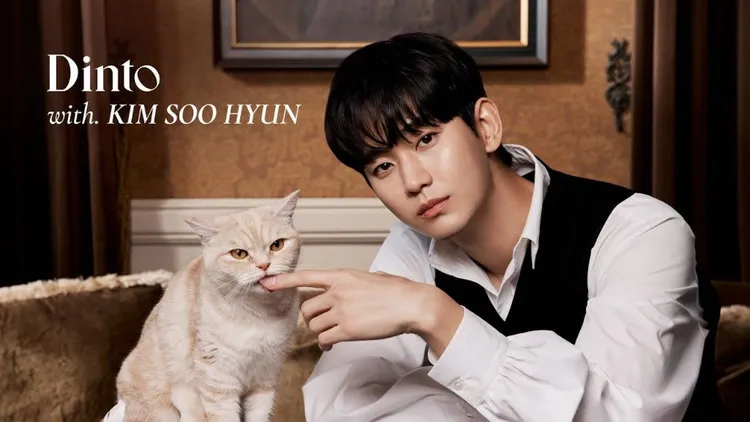 金秀賢因醜聞，遭美妝品牌Dinto解約。翻攝官網