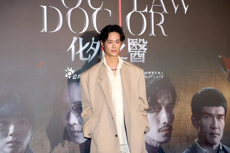 跑步擔當的夏騰宏一拍戲就瘦了5公斤。攝影中心攝