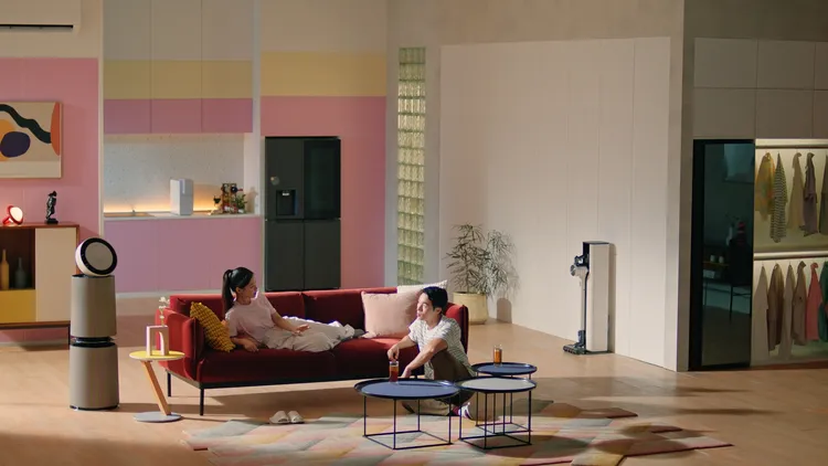 約三成使用者同時租有不同家電。LG提供