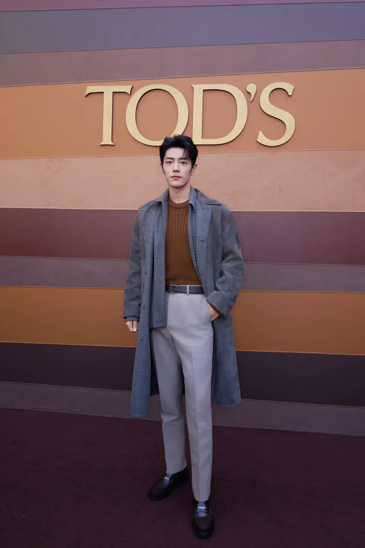 肖戰現身TOD’S大秀。品牌提供