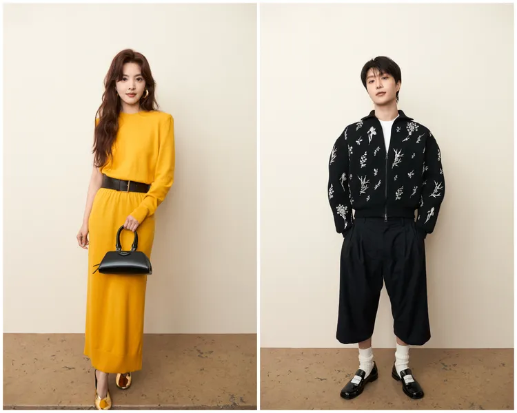 章若楠（左圖）、范丞丞。品牌提供