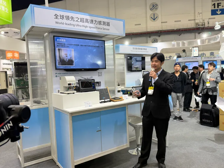 工研院研發「超高速力感測器」。呂承哲攝