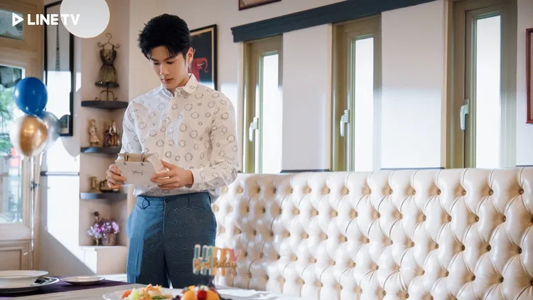 張家陞替毛祁生策劃生日晚餐。LINE TV提供