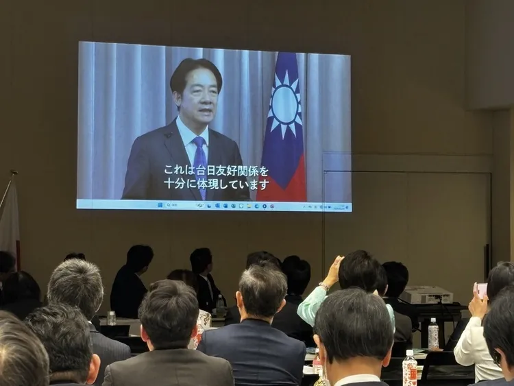 總統賴清德26日以錄影方式，為日華議員懇談會年度總會致詞，感謝「日華懇」長期支持台灣的國際參與。
中央社