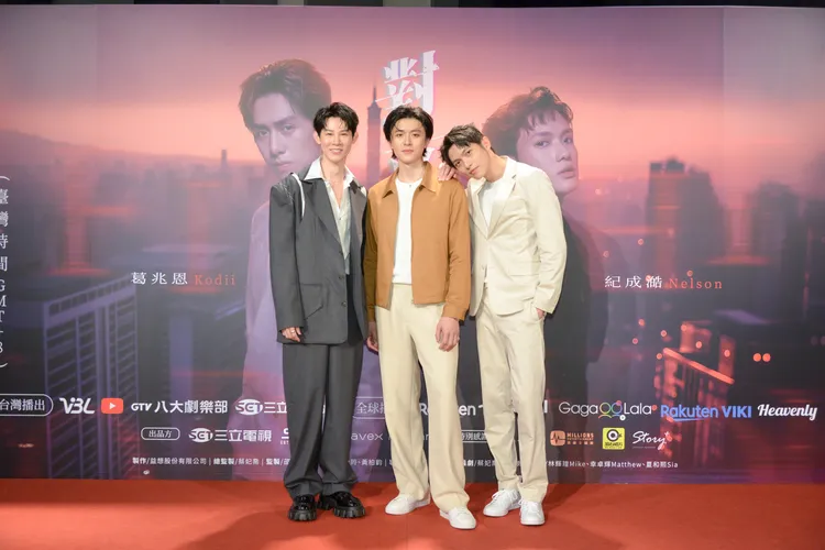 夏和熙（左起）、幸卓輝、林輝煌。三立提供