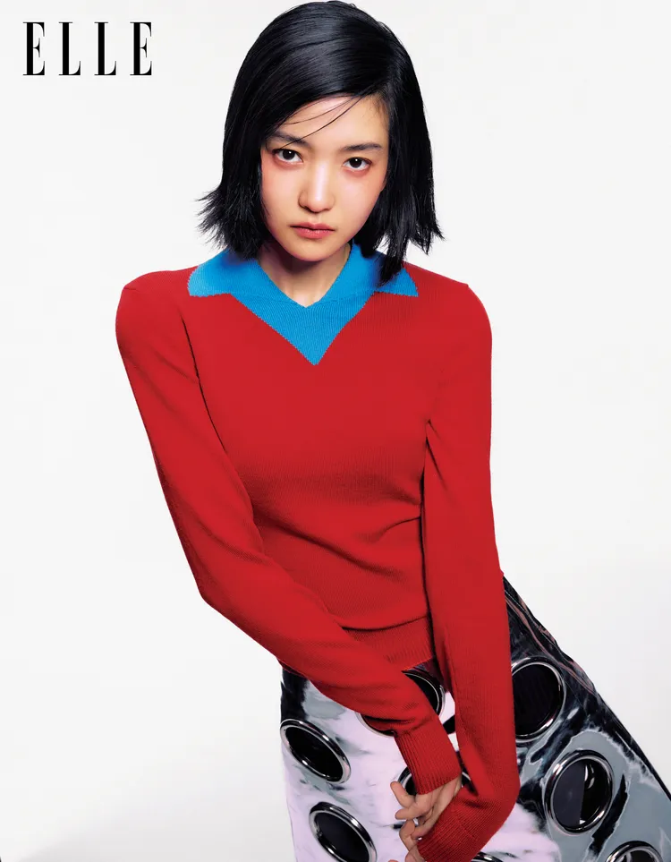 金泰梨拍攝《ELLE》封面。《ELLE》國際中文版提供