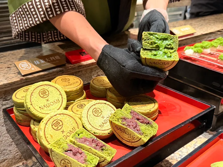 抹茶大判燒。陳揚盛攝