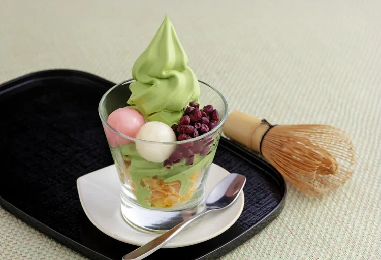 NAGOMI聯名一Ｏ八抹茶茶廊的抹茶冰淇淋。業者提供