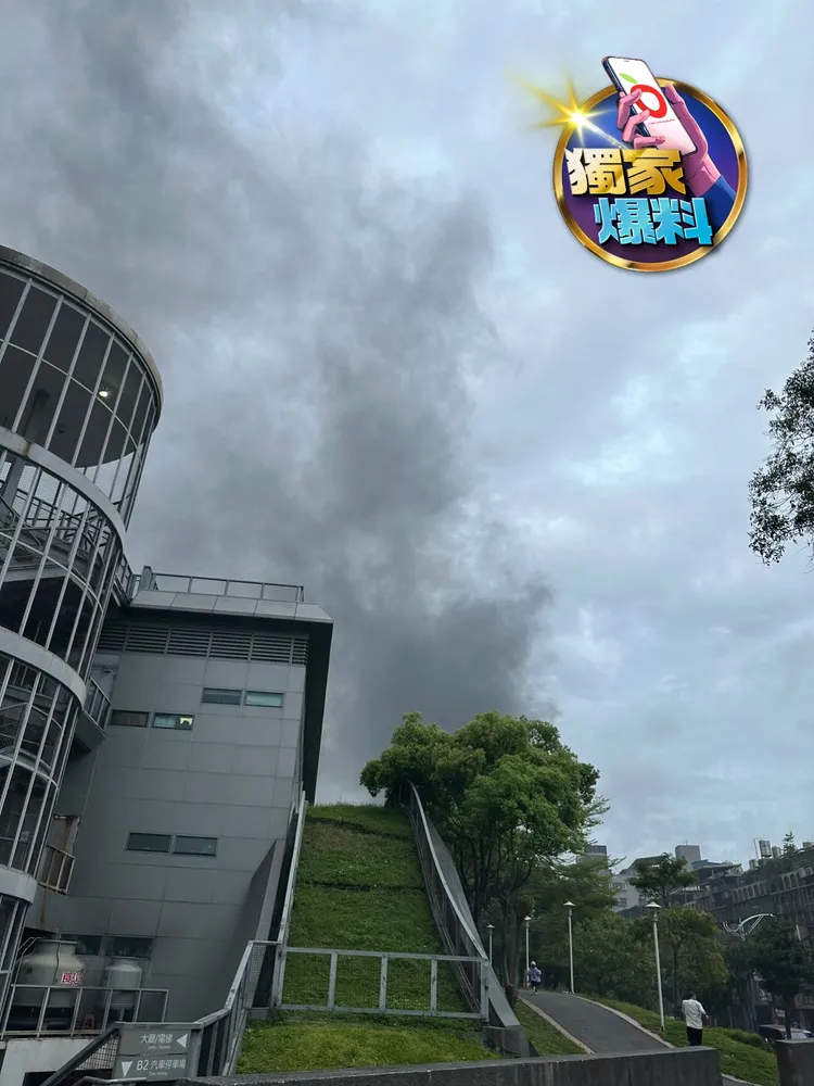 民眾爆料因為火警致使停電。民眾提供