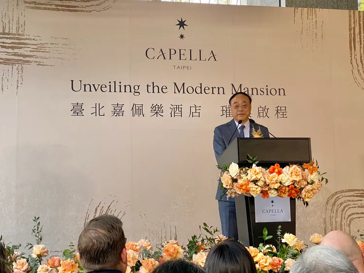 觀光署長周永暉出席台北嘉佩樂酒店開幕。莊偉祺攝