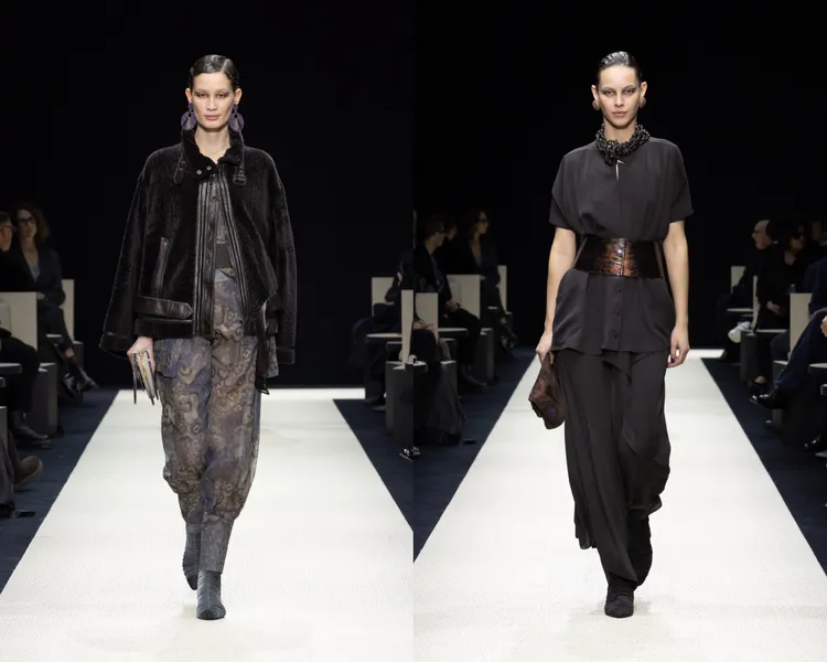 GIORGIO ARMANI 2025秋冬大秀。品牌提供