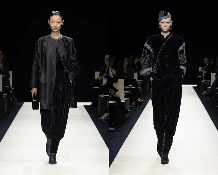 GIORGIO ARMANI 2025秋冬大秀。品牌提供